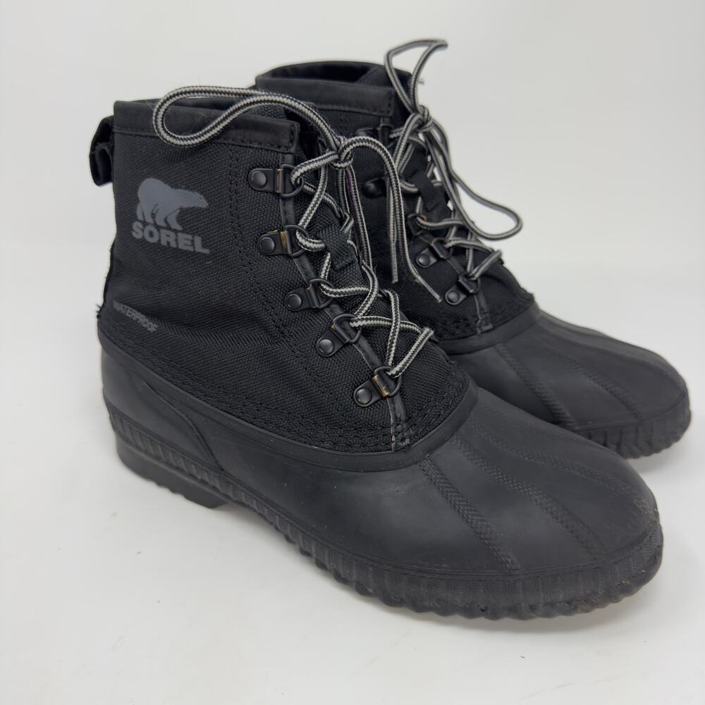 Sorel Cheyanne II Short Nylon Boot - Men's Black/Black US Size 8
